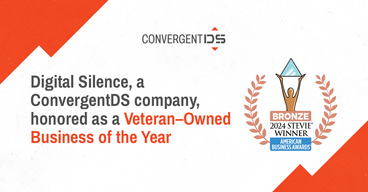 Digital Silence, a Convergent DS company, Among Stevie Award Winners for Veteran-Owned Business of the Year